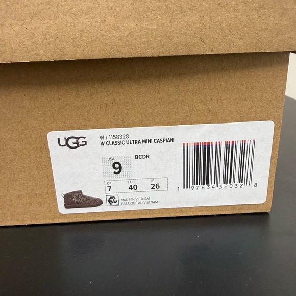 UGG WOMEN'S CLASSIC ULTRA MINI CASPIAN (BURNT CEDAR) - Picture 3 of 3